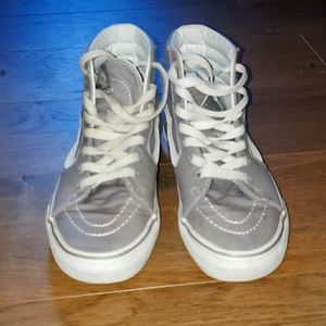 Vans Canvas Sk8-Hi Top Unisex Sneakers EUC